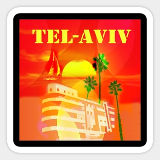 tel aviv Sticker